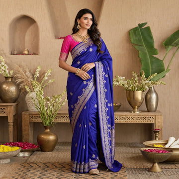 Nilambari | Silk Mark and Handloom Mark Certified Banarasi Saree