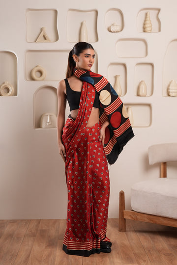 Abhati | GI tag-certified Ajrak Saree