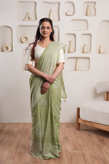 Saawan | GI tag-certified Handblock Print Saree