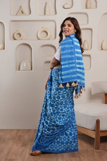 Vaijanti | GI tag-certified Handblock Print Saree