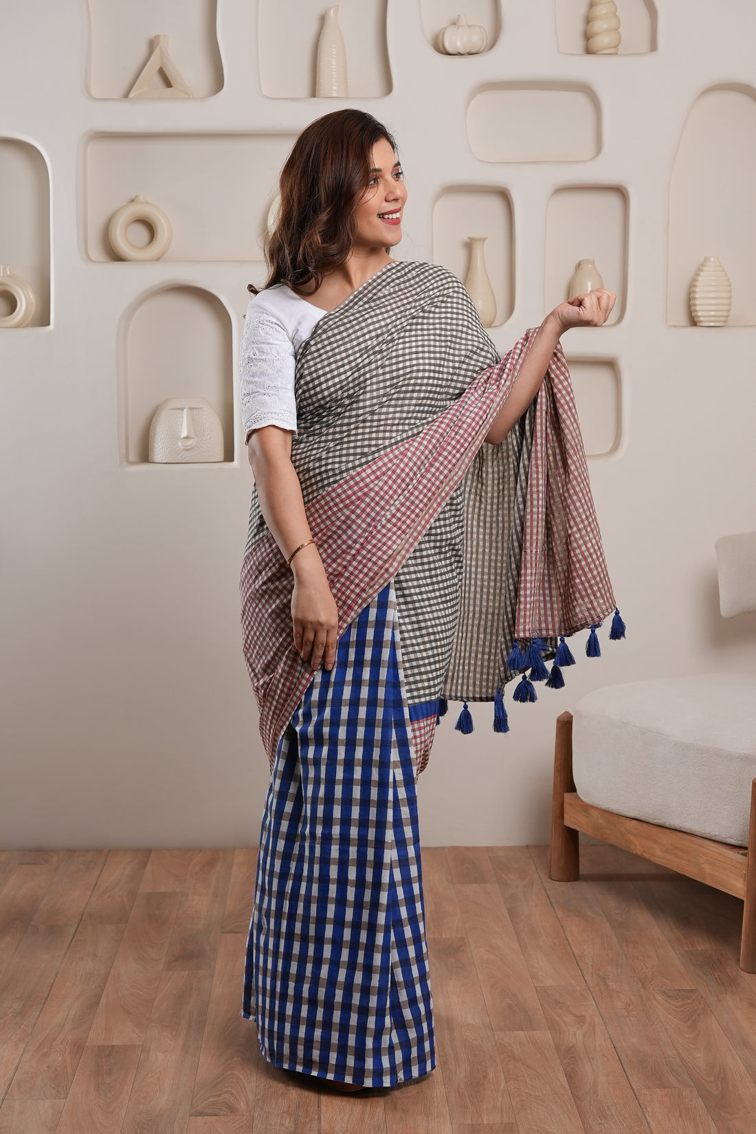 Taapsee | GI tag-certified Handblock Print Saree
