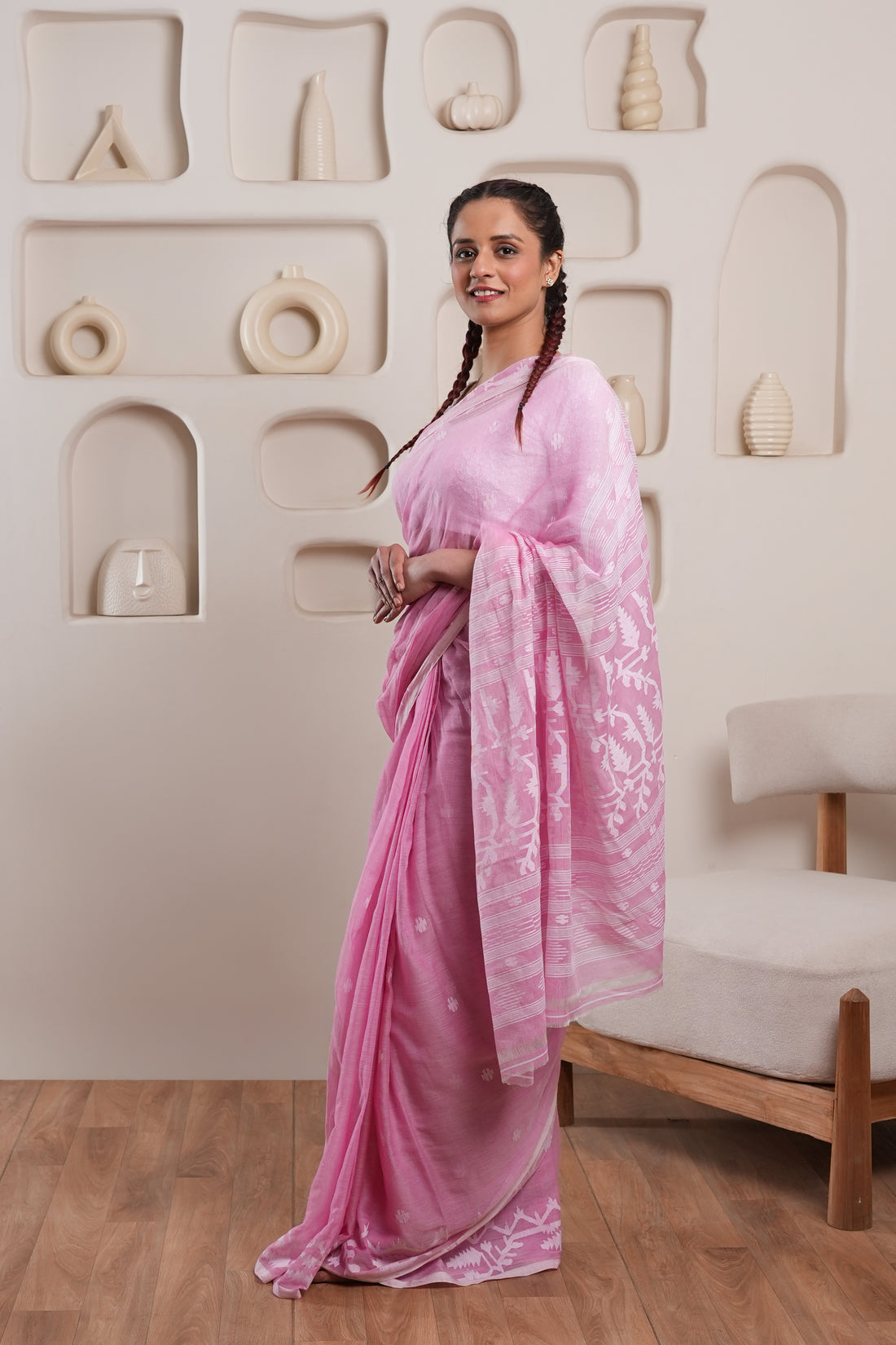 Gatha | Handloom certified Jamdani saree
