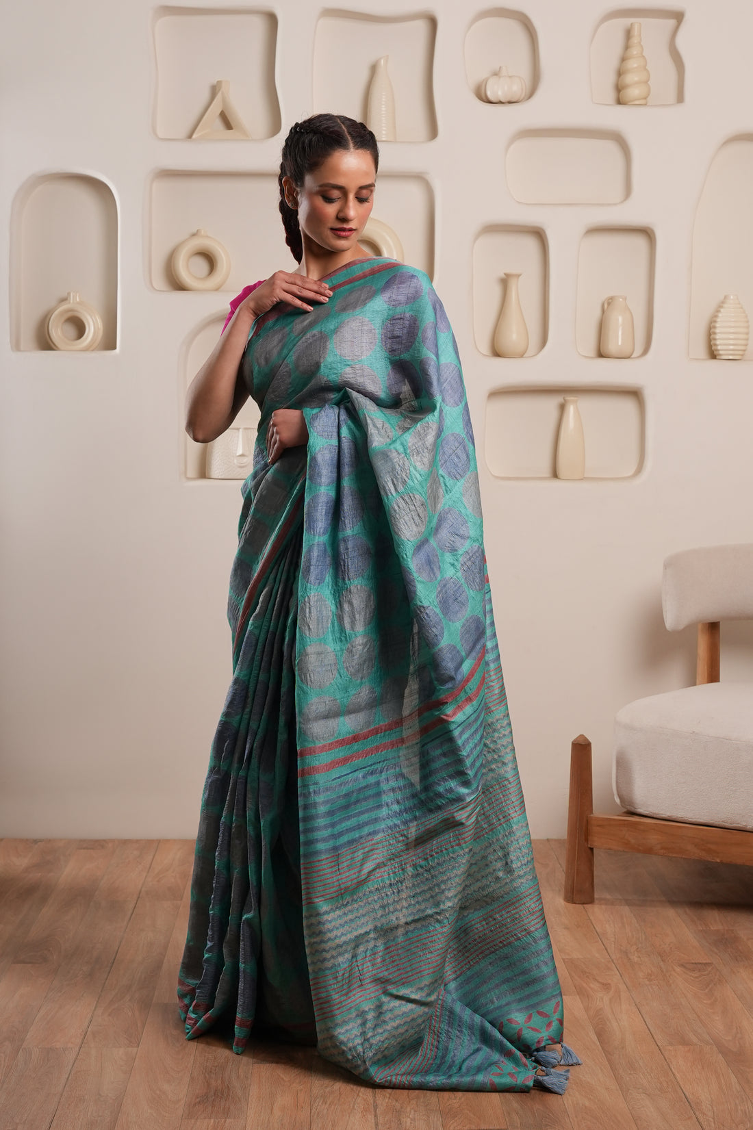 Rangrez | GI tag-certified Handblock Print Saree