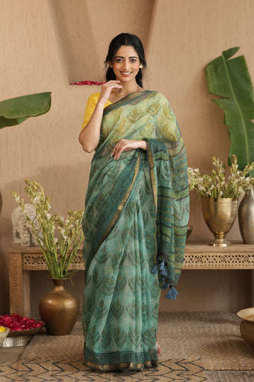 Roopa | GI tag-certified Handblock Print Saree