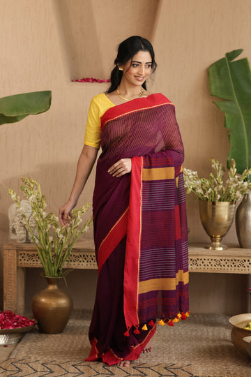 Bharvi | Handloom certified Tangail saree