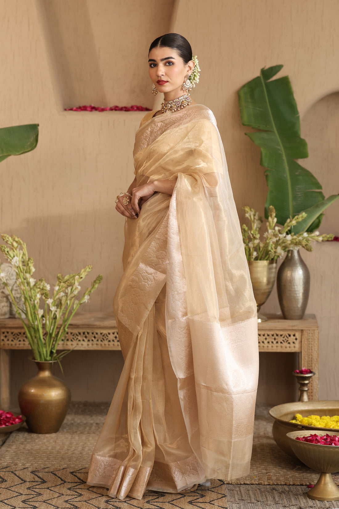 Sonali | Silk and Handloom certified Banarasi saree