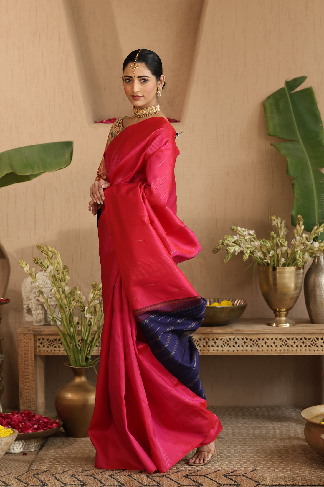 Varsha | Silk and Zari certified Kanjivaram Saree