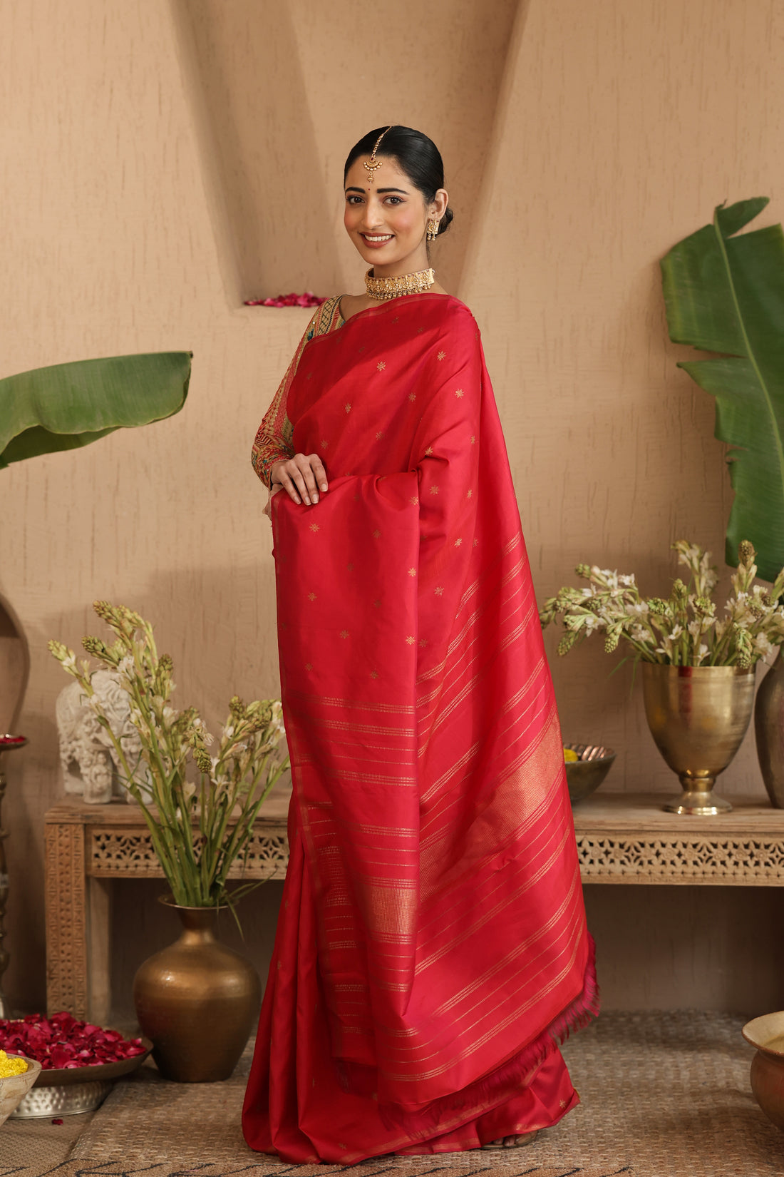 Devika | Silk and Zari certified Kanjivaram Saree