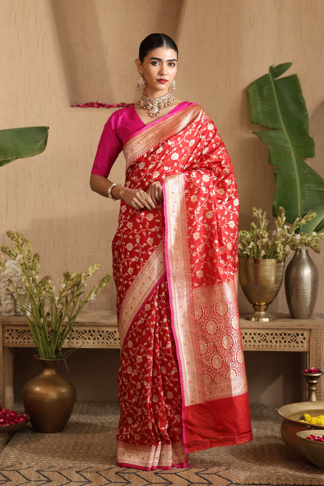 Ira | Silk and Handloom certified Banarasi saree