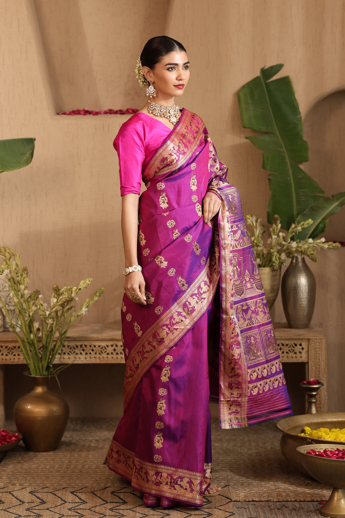 Pakhi | Silk and Handloom certified Baluchari saree