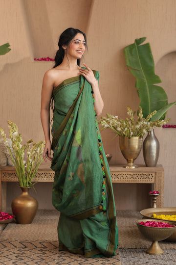 Harini | Handloom certified Jamdani saree