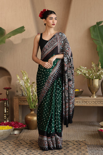 Harita | GI tag-certified Ajrak Saree