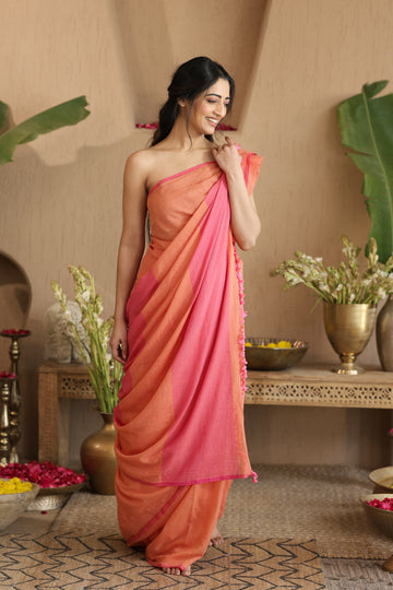 Dhara | Handloom Mark certified Gamchha Saree