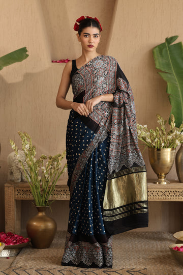 Falak | GI tag-certified Ajrak Saree