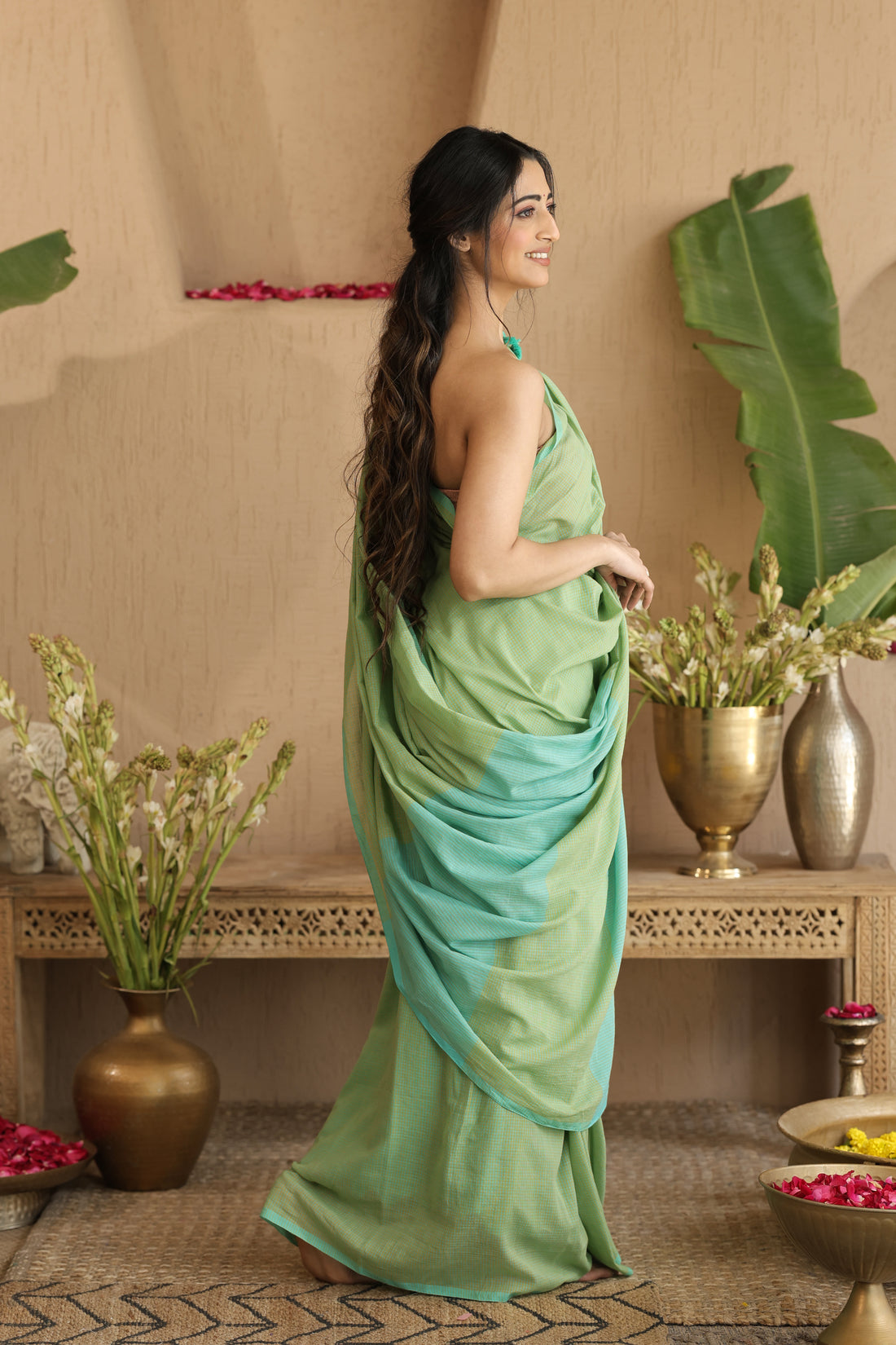 Bhoomi | Handloom Mark certified Gamchha Saree