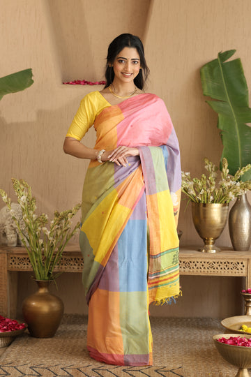 Ruprekha | Handloom certified Baavan Boota saree
